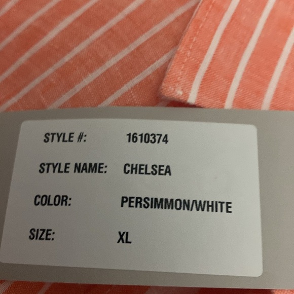 HINSON WU CHELSEA PERSIMMON WHITE SHIRT - Picture 5 of 6